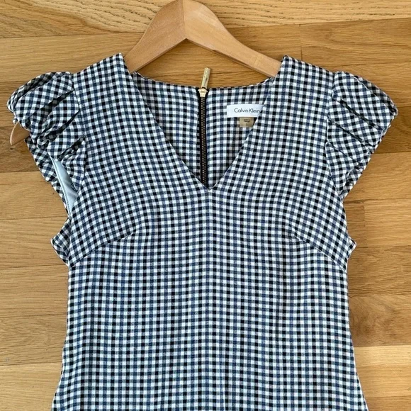 Calvin Klein Gingham Dress - Picture 2 of 8
